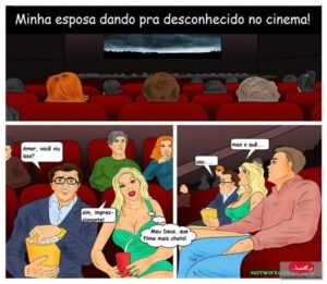 Dando pra desconhecido no cinema