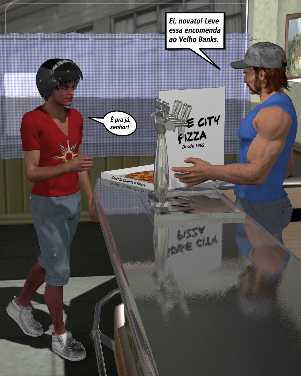 O Entregador de Pizza