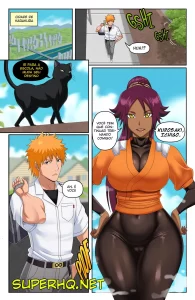 Pinkpawg bleach yoruichi